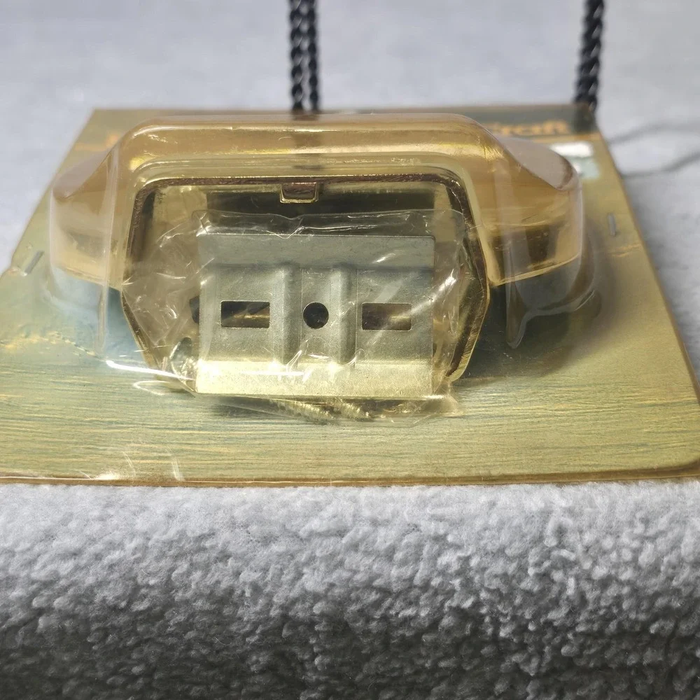 Vintage MintCraft Soap Dish Polished Brass 600-6639 Bathroom Hardware Gold NOS